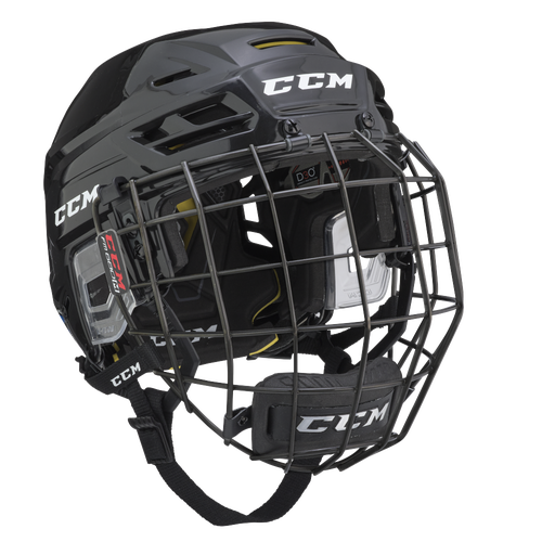 New Black Senior Large CCM Tacks 310 Helmet Cage Combo