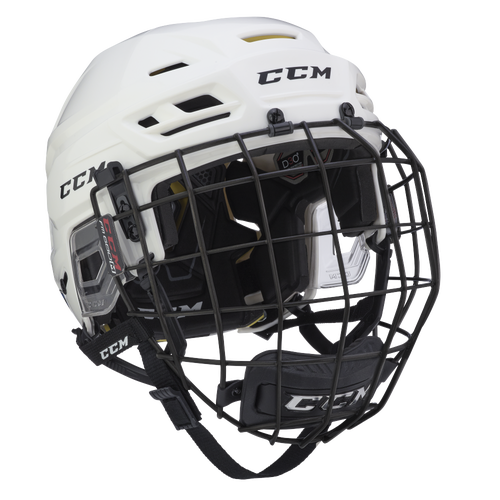 New White Senior Small CCM Tacks 310 Helmet Cage Combo