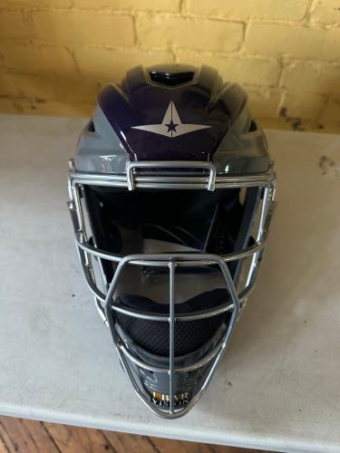 New All-Star MVP2500-TT Catcher's Mask Purple/Graphite