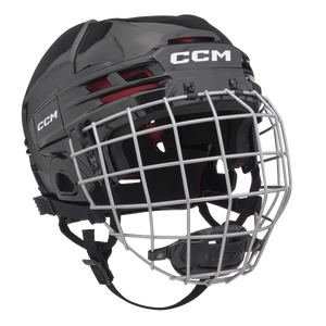 Black New Senior Small CCM Tacks 70 Helmet Combo Retail