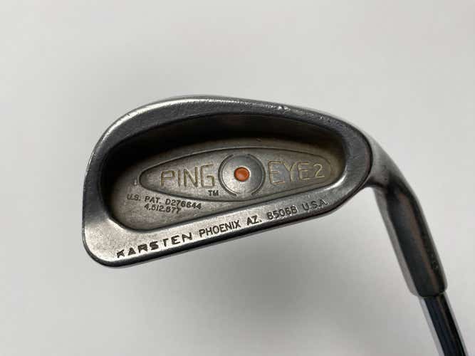 Ping Eye 2 Single 6 Iron Orange Dot 2* Flat Karsten ZZ-Lite Regular Steel RH