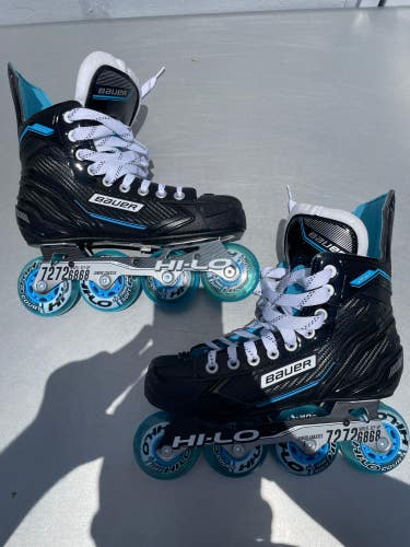 New Junior Bauer RSX Inline Skates Regular Width Size 5