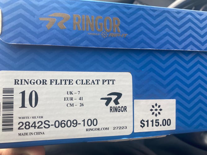 Ringor cleats W/ Pitching Toe