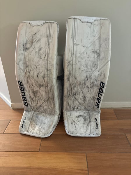 Used Bauer MACH Goalie Leg Pads