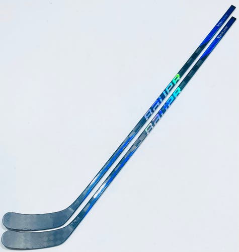 2 Pack Custom Blue Bauer Nexus SYNC Hockey Stick-RH-70 Flex-P92M-Grip