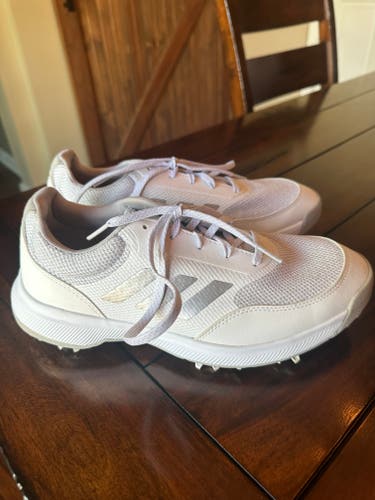 Used Size 7.0 (Women's 8.0) Women's Adidas Golf Shoes