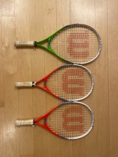 Wilson kids tennis racquet bundle