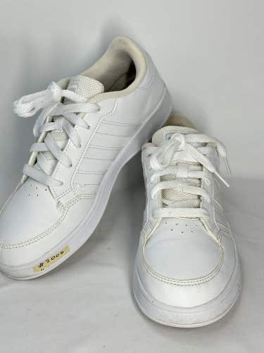 #2000 Adidas Unisex Youth Hoops Sneaker Size 5 Pwj001004 Cloud White