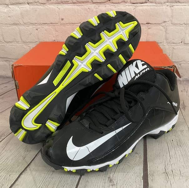 Nike Men\'s Alpha Shark 2 3/4 Wide Black/Anthracite/White Football Cleat - 11 US Nike Alpha Shark 2 3/4 Men main image 4