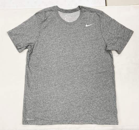 The Nike Tee Dri-FIT Short Sleeve Cotton T-Shirt Men's L XL 2XL Grey 706625