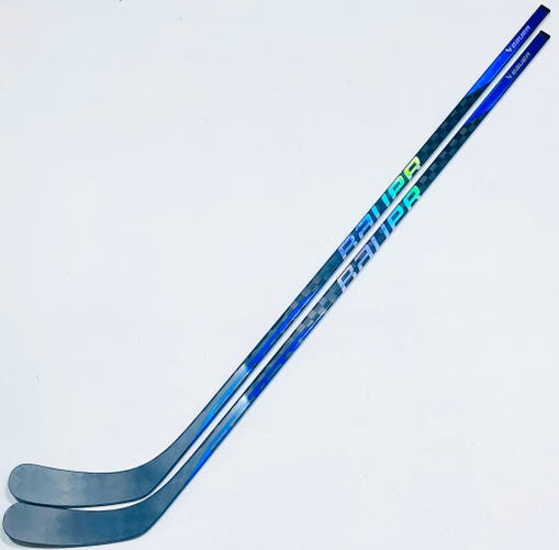 New 2 Pack Custom Blue Bauer Nexus SYNC (2N Pro XL Build) Hockey Stick-RH-77 Flex-P92-Grip