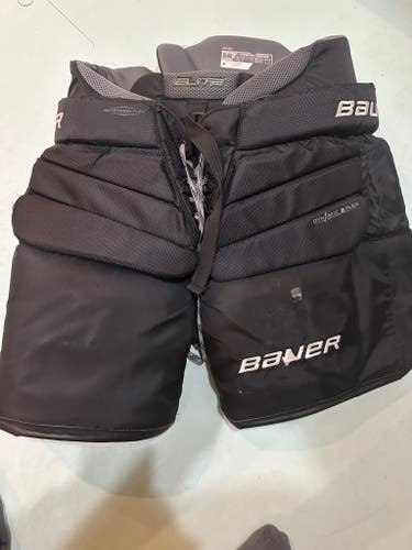 Bauer Elite Goalie Pants Size Adult Medium Used One Season GREAT SHAPE