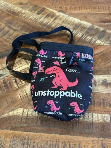 Krieg Chalk Bag Unstoppable  T-rex Dinosaur