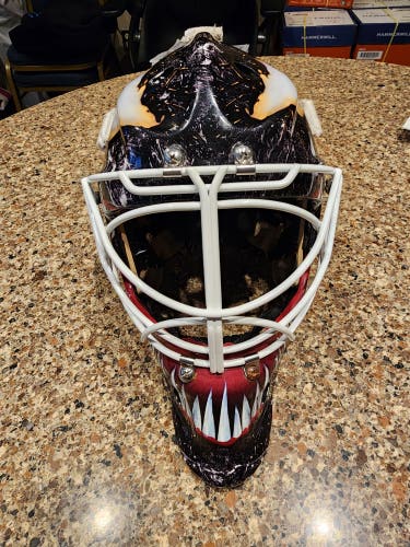 Used Senior Bauer 950X Goalie Mask Pro Stock