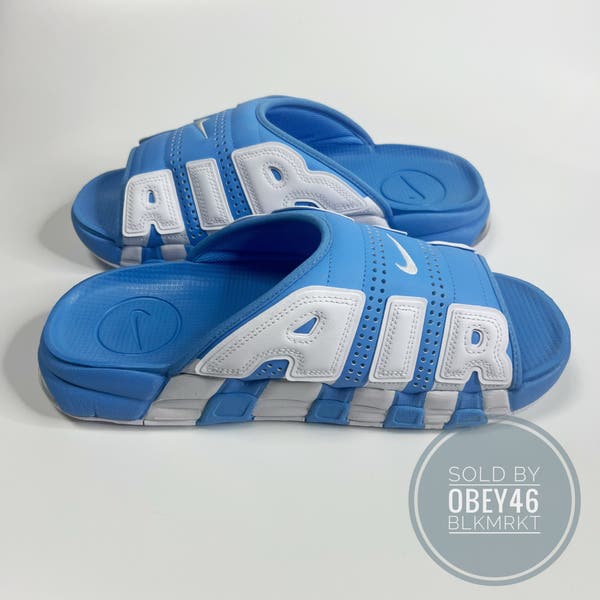 Nike Air More Uptempo Slide NA University Blue White 7