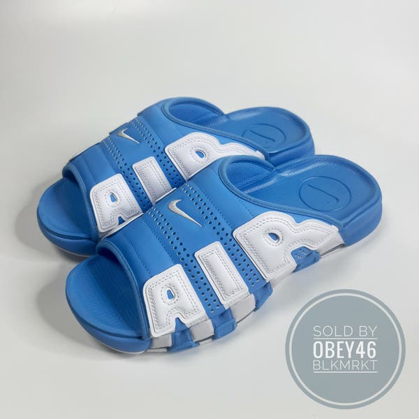 靴 Nike Air More Uptempo Slide \"University University Blue
