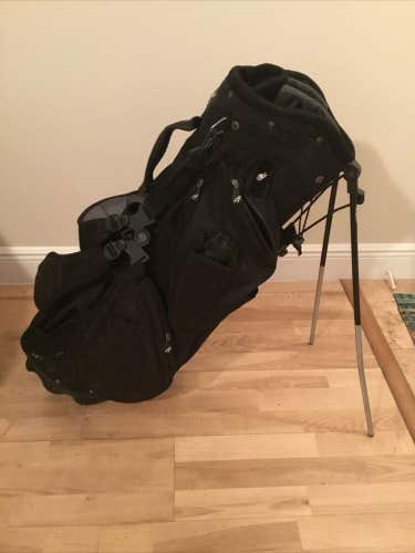 Jack Nicklaus Stand Golf Bag with 10-way Dividers & Rain Cover