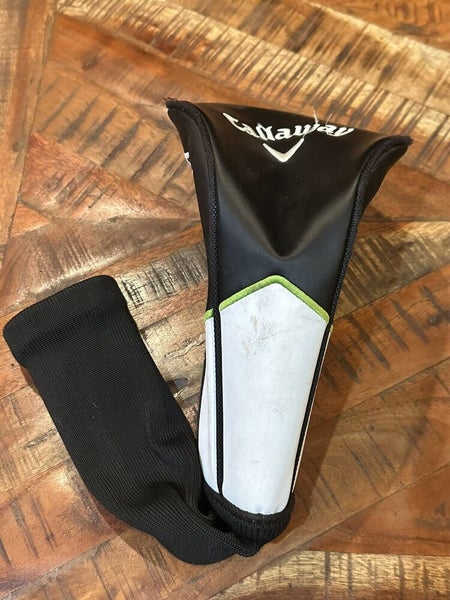Taylor Made 2W Wood Golf Head Cover Black Gray & Green