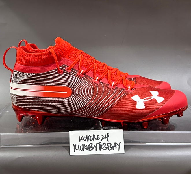 Under Armour Spotlight MC Football Cleats Red Size Mens
