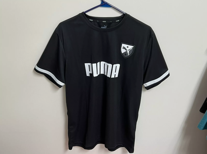 Puma Defender Men's Short Sleeve Black Shirt Size Large