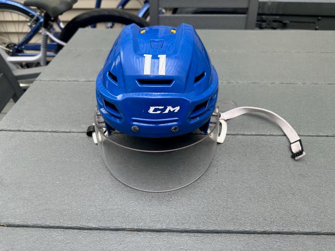 Used Medium CCM Tacks 310 Helmet Pro Stock