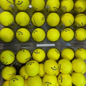 60 Near Mint and Mint Callaway Chrome Soft/X yellow