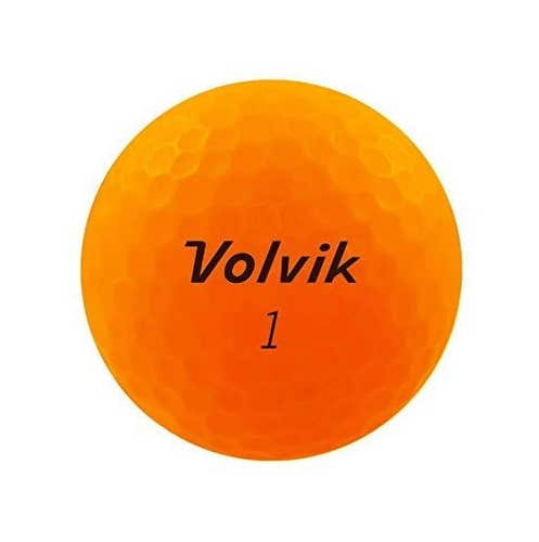 Volvik Vivid XT Golf Balls (Matte Orange, 4 Piece, 3pk) 1 Sleeve NEW