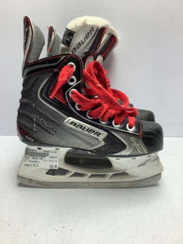 Used Bauer Vapor X60 Junior 01.5 D - R Regular Ice Hockey Skates
