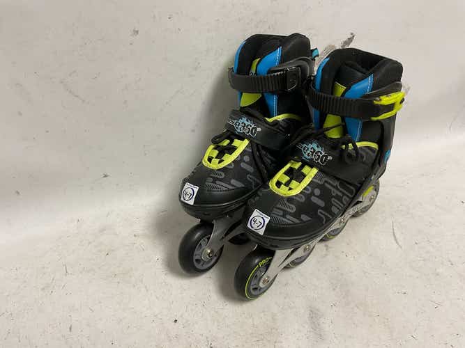 Used Russn 360 4-7 Adjustable Inline Skates - Rec And Fitness