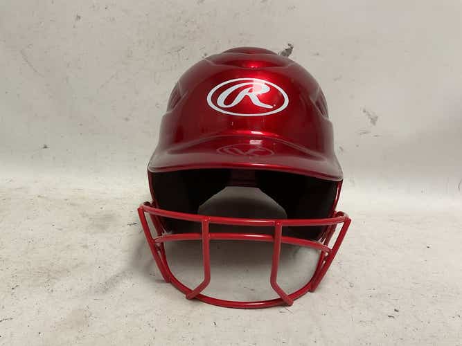 Used Rawlings Rcfh S M Baseball And Softball Helmet