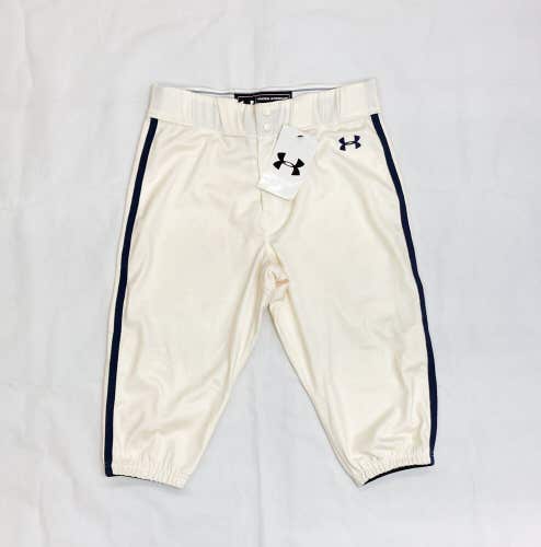 Under Armour Legend Baseball Knicker Pant Men's L Navy Piped Ivory UB005PM/K