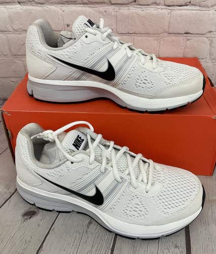 Nike 525147 100 Air Pegasus+ 29 Team Men's Athletic Shoes White Black Grey US 8
