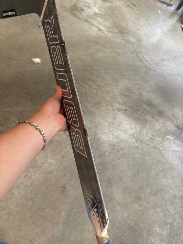 Heavily Used Senior Bauer 25" Paddle  Hyperlite 2 Goalie Stick