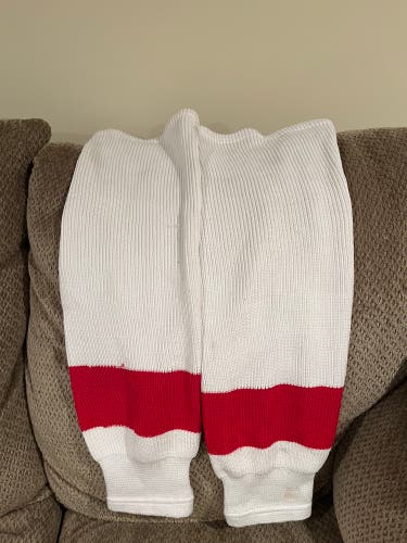 30” knit hockey socks - Red Wings