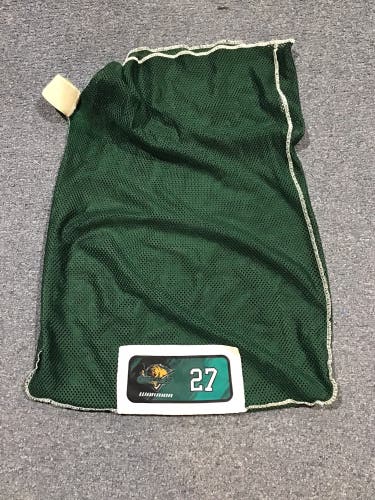 Used Utah Grizzlies Top Load Laundry Bag Player Issued #27