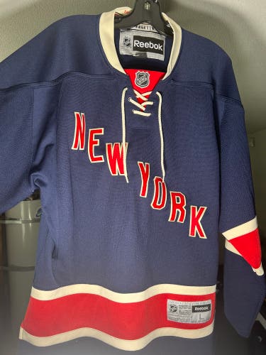 New York Rangers Heritage Blue Reebok Hockey Jersey