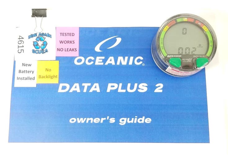 Oceanic Data Plus 2 Air & Nitrox Puck Module Scuba Dive Computer           #4615