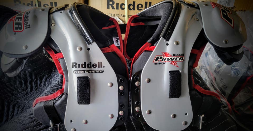 New XXL Adult Riddell Power SPX Shoulder Pads