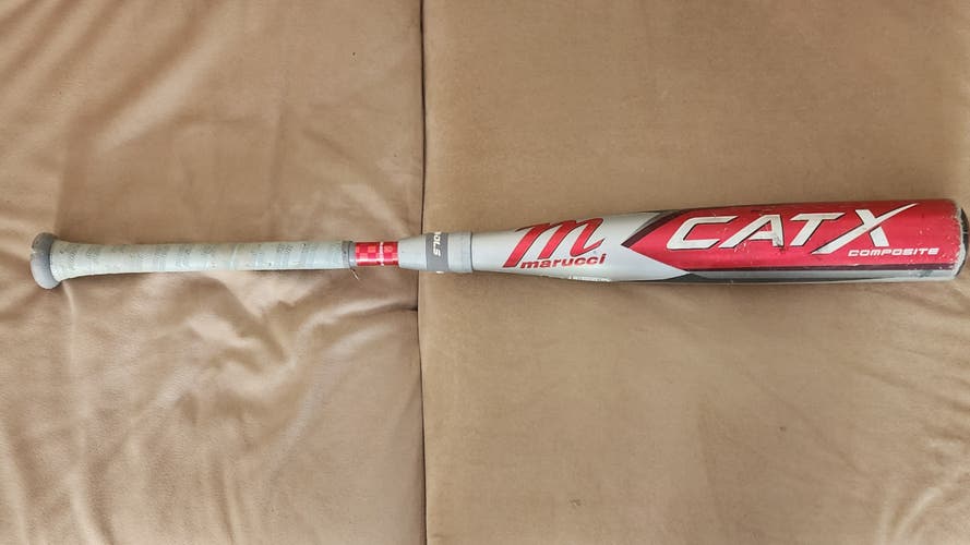 Used 2023 Marucci CAT X USSSA Certified Bat (-10) Composite 21 oz 31"