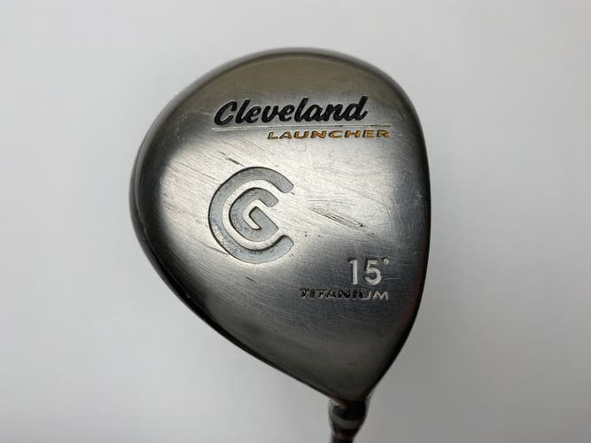 Cleveland Launcher 3 Fairway Wood 15* Grafalloy ProLite Stiff Graphite Mens RH