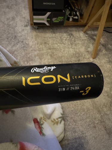 New  Rawlings BBCOR Certified Composite 28 oz 31" ICON Bat
