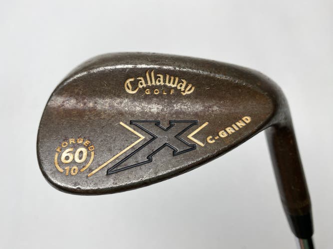 Callaway X Forged Vintage Lob Wedge LW 60* 10 Bounce C-Grind Wedge Steel Mens RH