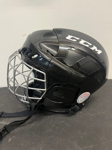 Used Small CCM FL40 Hockey Helmet Combo With Cage A1-2