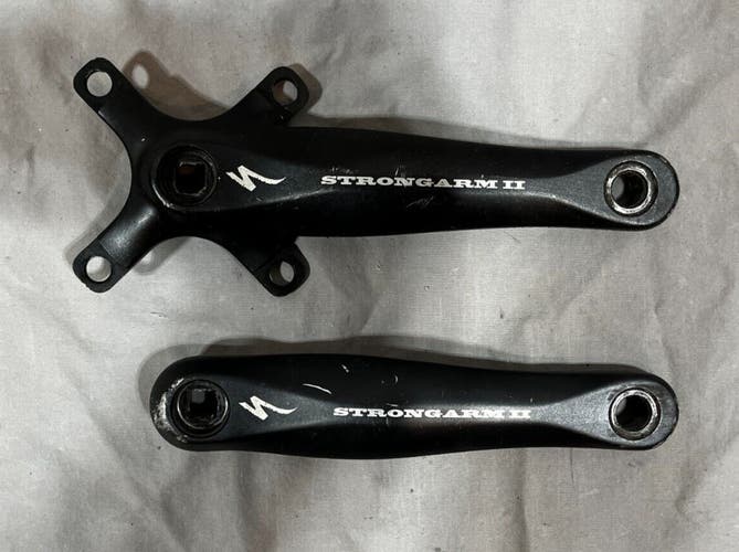 Specialized Strongarm II Black Aluminum 170mm Crank Arms GREAT Fast Shipping
