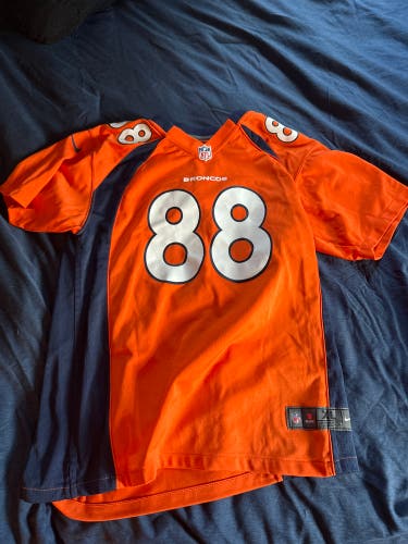 Orange Demaryius Thomas Broncos Jersey