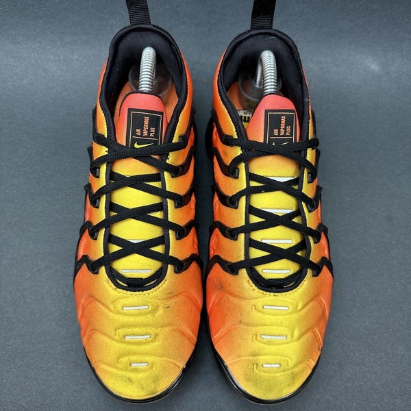 Nike Air Vapormax Plus Crimson Sunset Black Mens Size 8 Shoes 924453-006