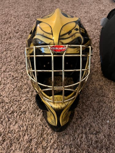 Custom Bauer 2500 goalie helmet