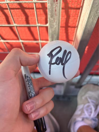 Paul Rabil signed ball