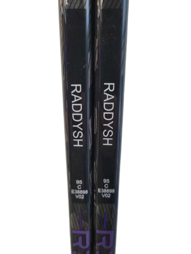 2-Pack CCM Ribcor Trigger 7 Pro Stock Sticks RH Custom Toe Curve 95 Flex