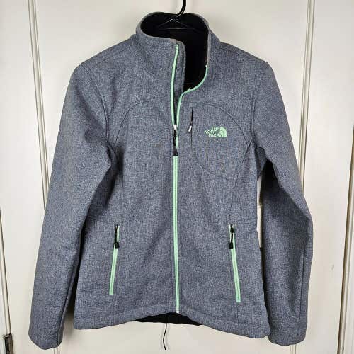 THE NORTH FACE Women's Apex Bionic Soft Shell Jacket Gray & Green Size: S